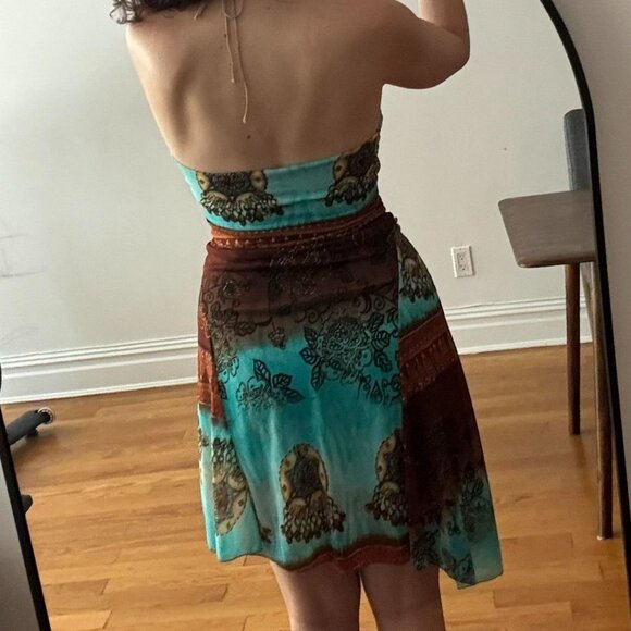 BoLBoU y2K micro-mesh tribal dress - Picture 6 of 6